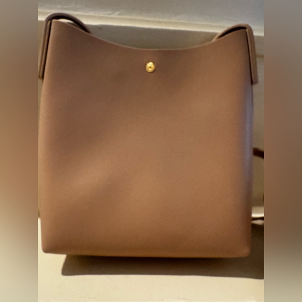 Samara tan vegan leather crossbody shoulder bag NWOT